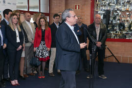 José Ángel Narváez en la inauguración de las Jornadas de Puertas Abiertas de la Universidad de Má...