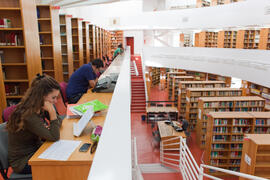 Biblioteca de Derecho "Alejandro Rodríguez Carrión". Campus de Teatinos. Octubre de 2012