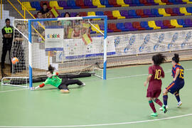 Partido España contra Portugal. 14º Campeonato del Mundo Universitario de Fútbol Sala 2014 (FUTSA...