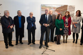 Inauguración de la exposición "Paisajes Andaluces", de Eugenio Chicano. Museo del Patri...