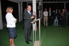 Inauguración del alumbrado del Campus de Teatinos. Málaga. Junio de 2013