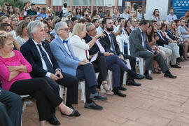 Asistentes al acto de bienvenida a los alumnos de intercambio internacional de la Universidad de ...