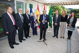 Inauguración de la Oficina de la Universidad de Sharjah, Emiratos Árabes. Jardín Botánico. Noviem...