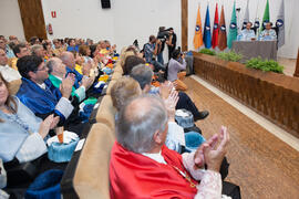 Hipólito Esteban y Antonio Soler en su investidura como Doctor "Honoris Causa" por la F...