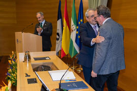 Toma de Posesión de Tomás Cordero Alcántara como Director de la Escuela de Doctorado de la Universidad de Málaga. Edificio del Rectorado.  Febrero de 2020