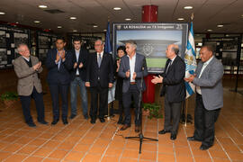 Intervención de Vicente Martínez en la inauguración de la exposición "La Rosaleda en 75 imág...