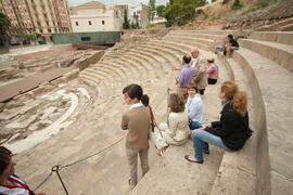 Visita anual de la conferencia de la RedOTRI en el centro histórico de Málaga. Junio de 2010