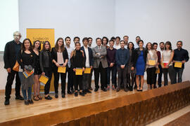 Foto de grupo. V Foro Arquia/Próxima 2016: Futuro Imperfecto. Paraninfo. Octubre de 2016