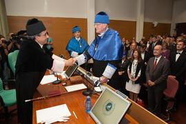 Investidura como Doctor "Honoris Causa" de Hans-Dieter Wienberg por la Facultad de Cien...