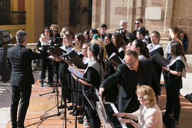 Coro Oficial de la Universidad de Málaga. Acto de la Hermandad de los Estudiantes en la Catedral....