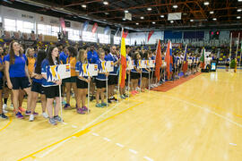 Ceremonia de inauguración. Campeonato Europeo Universitario de Balonmano. Antequera. Julio de 2017