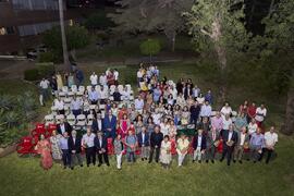 Foto de grupo. Homenaje al personal jubilado de la Facultad de Ciencias Económicas y Empresariales. Campus de El Ejido. Septiembre de 2022