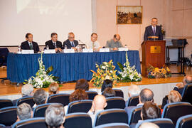 Homenaje a D. Antonio Valle, catedrático de la Facultad de Ciencias de la Universidad de Málaga. Septiembre de 2012