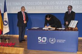 Toma de posesión de Belén Gago Calderón como profesora titular del Área de Fisiología de la Universidad de Málaga. Paraninfo. Diciembre de 2022