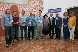 Foto de grupo. Cena de gala con motivo del Campeonato Europeo Universitario de Balonmano. Anteque...