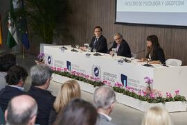 Intervención de María Isabel Hombrados. Inauguración la nueva Facultad de Psicología y Logopedia ...