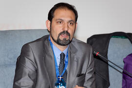 Antonio Balbontín López-Cerón. Acto inaugural del 4º Congreso Internacional de Actividad Físico-Deportiva para Mayores. Escuela Técnica Superior de Ingeniería Informática y Telecomunicaciones. Marzo de 2011