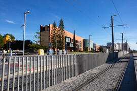 Biblioteca General y Metro de Málaga. Campus de Teatinos. Febrero de 2021