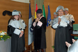 Investidura como Doctores "Honoris Causa" de Michelle Mattelart y Armand Mattelart por ...