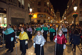 Estación de Penitencia de la Hermandad de los Estudiantes. Málaga. Marzo de 2013