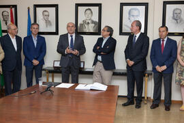 Toma de Posesión de Eugenio José Luque Domínguez como Decano de la Facultad de Económicas. Facult...