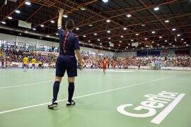 Partido Rusia contra Brasil. 14º Campeonato del Mundo Universitario de Fútbol Sala 2014 (FUTSAL)....