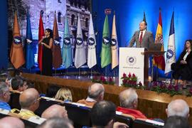 Intervención de Ramón Herrera de las Heras. Apertura del Curso Académico 2024/2025 de la Universidad de Málaga. Paraninfo. Septiembre de 2024