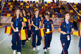 Equipo de España. Inauguración del 14º Campeonato del Mundo Universitario de Fútbol Sala 2014 (FU...