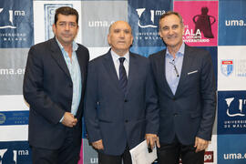 Antonio Guevara, Pedro Montiel y Miguel Porras. Gala del Deporte Universitario. Escuela Técnica S...