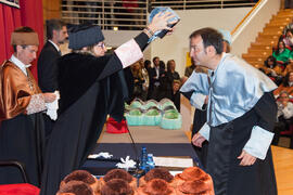 Investidura de nuevos doctores por la Universidad de Málaga. Salón de Actos de la Facultad de Der...