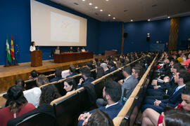 Intervención de Ana José Cisneros en la graduación de Másters de la Facultad de Ciencias Económic...