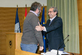 Toma de posesión de José Luis Torres Chacón como nuevo catedrático de Teoría e Historia Económica. Edificio del Rectorado. Marzo de 2017