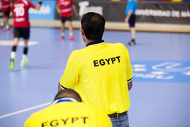 Partido Rusia - Egipto. Categoría masculina. Campeonato del Mundo Universitario de Balonmano. Antequera. Julio de 2016