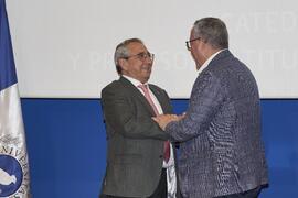 Toma de posesión de Iñaki Vadillo Pérez como catedrático del Área de Geodinámica Externa de la Universidad de Málaga. Toma de posesión de nuevos catedráticos y profesores titulares de la Universidad de Málaga. Paraninfo. Noviembre de 2023