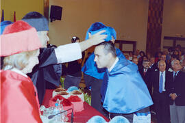 Apertura del Curso Académico 2001/2002 de la Universidad de Málaga. Paraninfo. Octubre de 2000