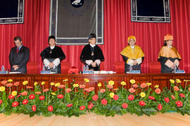 Investidura como Doctor "Honoris Causa" de D. Juan Antonio Carrillo Salcedo por la Universidad de Málaga. Salón de Actos de la Facultad de Derecho. Octubre de 2007