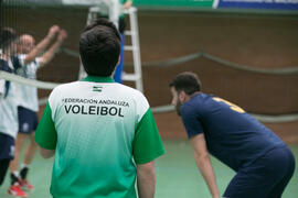 Partido UCAM - Universidad de Almería. Campeonato de España Universitario de Voleibol. Complejo Polideportivo Universitario. Abril de 2018