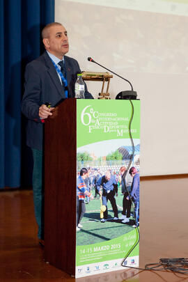 Ponencia de Miguel Ángel Morales. Panel de expertos. 6º Congreso Internacional de Actividad Física Deportiva para Mayores. Escuela Técnica Superior de Ingeniería de Telecomunicaciones y de Informática. Marzo de 2015