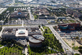 Vista aérea general. Campus de Teatinos. Diciembre de 2016