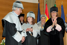 Investidura como Doctores "Honoris Causa" de Michelle Mattelart y Armand Mattelart por ...