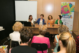 Mesa redonda en el curso "El humor en las artes escénicas". Cursos de Verano de la Universidad de Málaga. Marbella. Julio de 2018