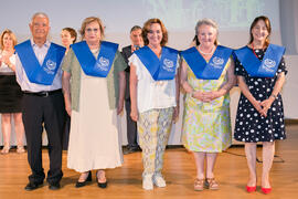 Imposición de becas. Graduación y clausura del curso del Aula de Mayores de la Universidad de Mál...