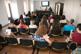 Mesa redonda: "El periodismo del siglo XXI. ¿Evolución o involución del cuarto poder?". Curso "Información y Comunicación". Cursos de Verano de la Universidad de Málaga. Ronda. Julio de 2018