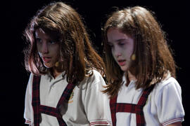 Ensayos para la Gala Inaugural de la XXIV edición de Fancine de la Universidad de Málaga. Teatro Cervantes. Noviembre de 2014