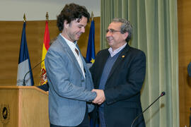 Toma de posesión de Enrique Domínguez Merino como nuevo profesor titular del Departamento de Lenguajes y Ciencias de la Computación de la Universidad de Málaga. Edificio del Rectorado. Marzo de 2017