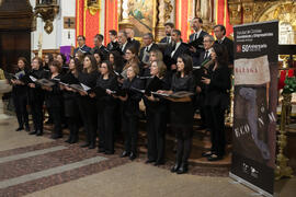 Concierto de Navidad de la Coral Sancti Petri homenaje a la Facultad de Económicas. Iglesia de los Mártires. Diciembre de 2015