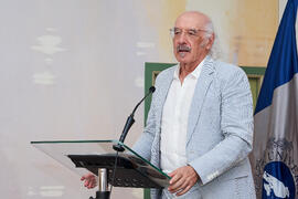 Intervención de Francisco González Fajardo. Presentación del Retrato de Honor de D. Eugenio José Luque Domínguez. Facultad de Ciencias Económicas y Empresariales. Junio de 2025