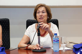 María Teresa Tudea en la clausura de la XIX edición del Curso Aula de Mayores de la Universidad d...