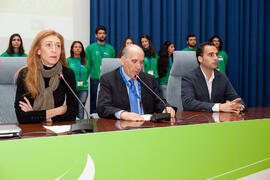 Chantal Pérez, Pedro Montiel y Daniel Pérez. Acto de clausura del 6º Congreso Internacional de Ac...