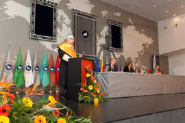 Apertura del Curso Académico 2013/2014 de la Universidad de Málaga. Complejo de Estudios Sociales...